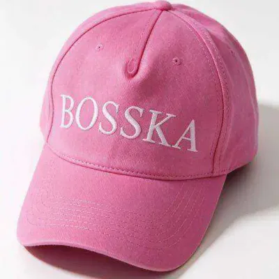 Czapka bawełniana BOSSKA - cukierkowy róż