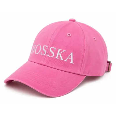 Czapka bawełniana BOSSKA - cukierkowy róż