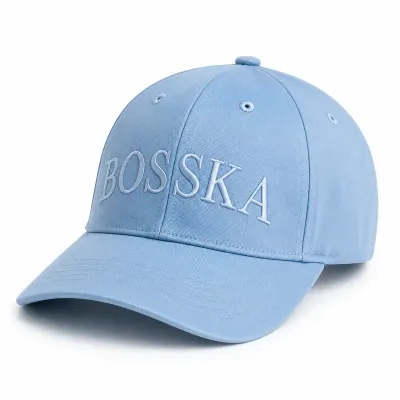 Czapka z daszkiem  BOSSKA -  baby blue