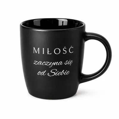 Kubek - Miłość zaczyna się od SIEBIE - czarny