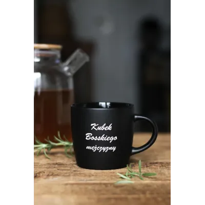 Kubek Bosskiego Mężczyzny - czarny
