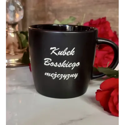 Kubek Bosskiego Mężczyzny - czarny