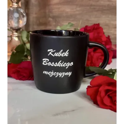Kubek Bosskiego Mężczyzny - czarny
