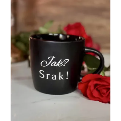 Kubek - Jak? Srak! - czarny