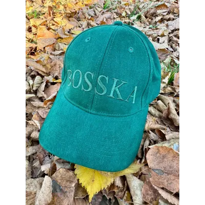 Czapka z daszkiem  BOSSKA -  zielona