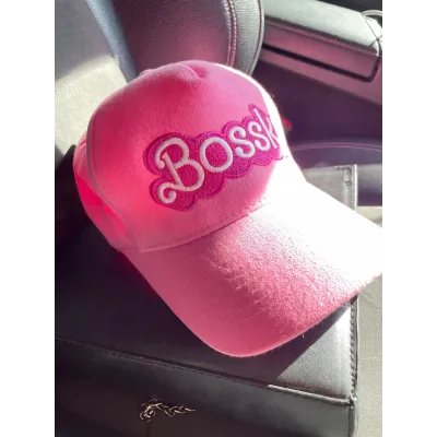 Czapka BOSSKA - róż Barbie