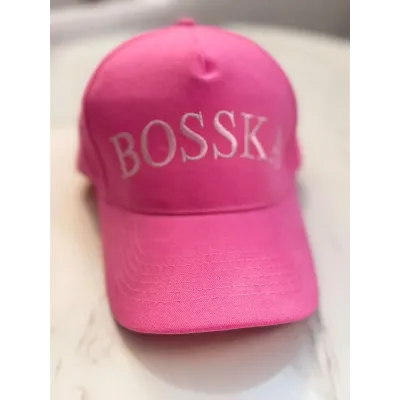 Czapka bawełniana BOSSKA - cukierkowy róż